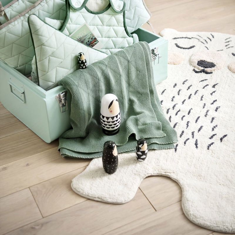 ODINO baby bear cream carpet