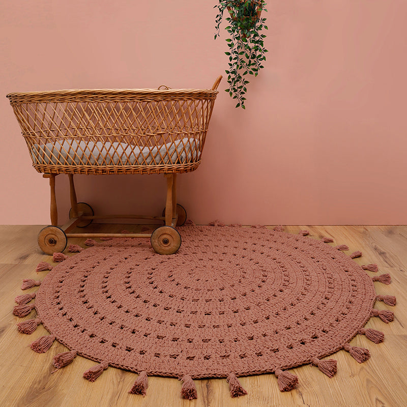 NILA CORK crochet children's rug