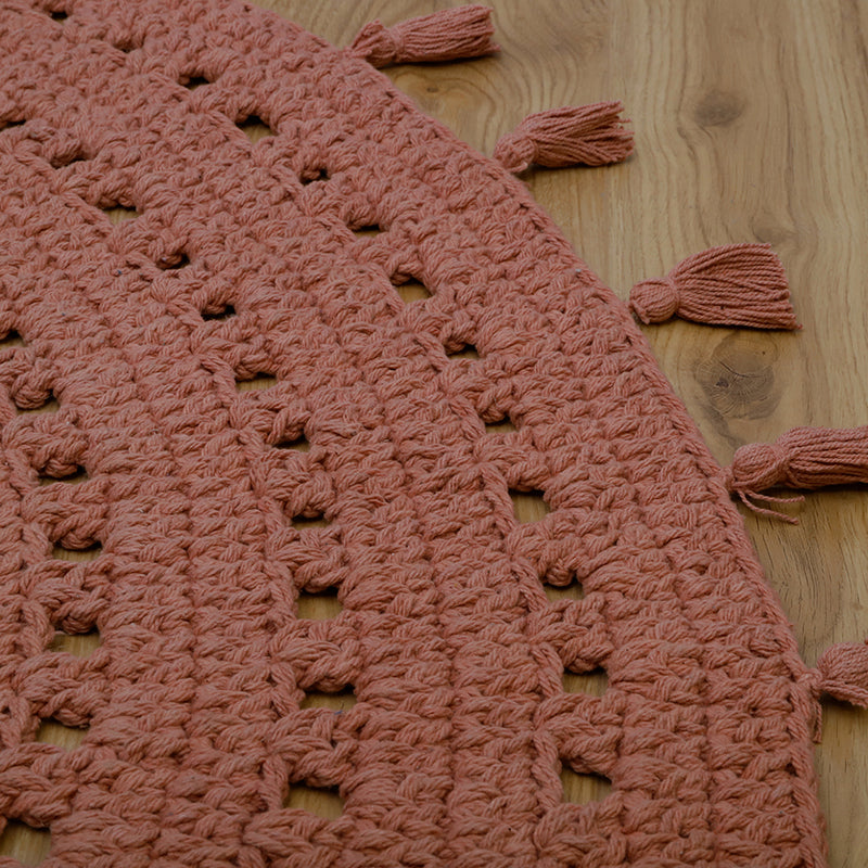 NILA CORK crochet children's rug