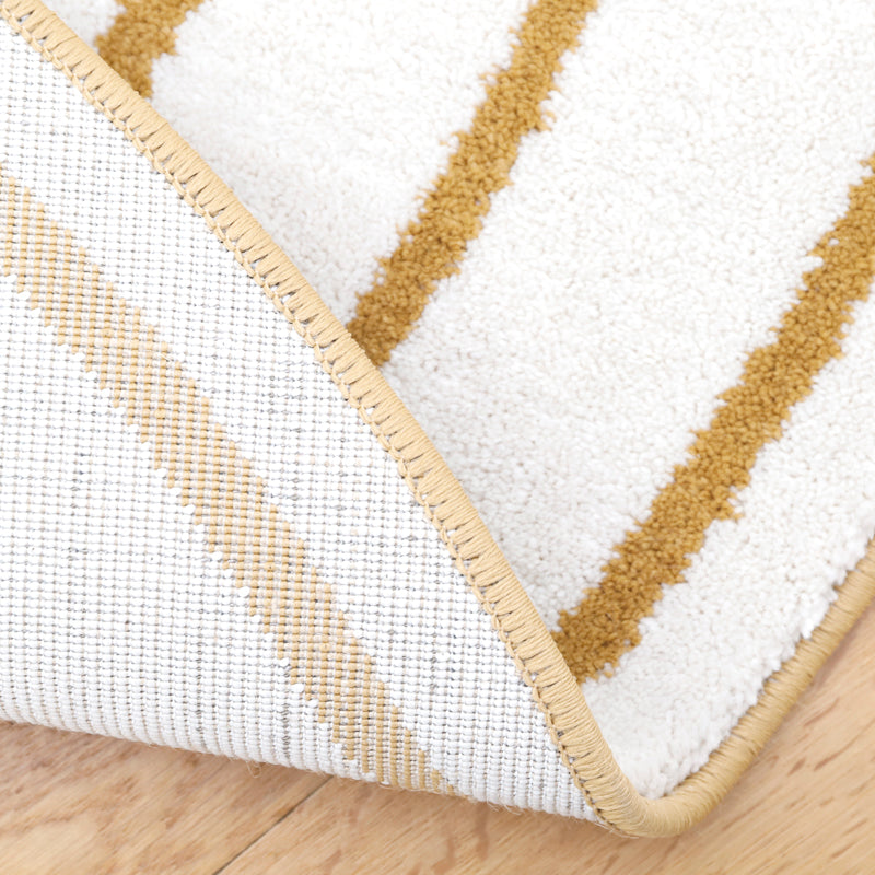 LUISA S geometric round rug