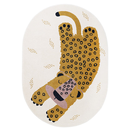 KLEO HONEY little leopard children's rug