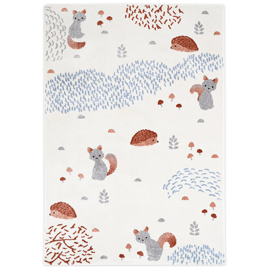FOREST DREAM M children's rug with forest animals pattern