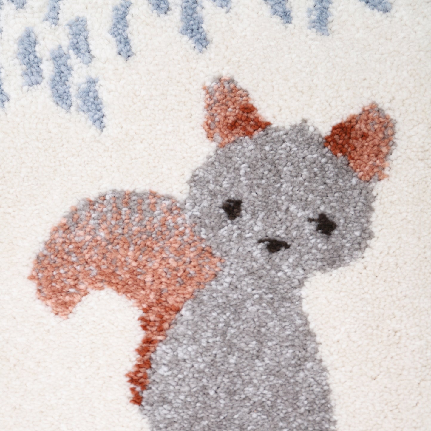 FOREST DREAM M children's rug with forest animals pattern