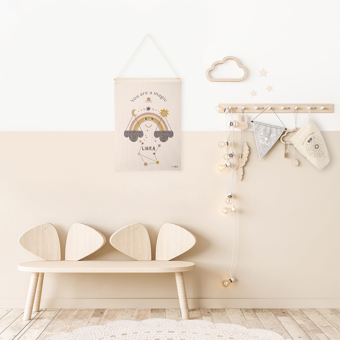 LITTLE LIBRA children's wall decoration zodiac sign libra