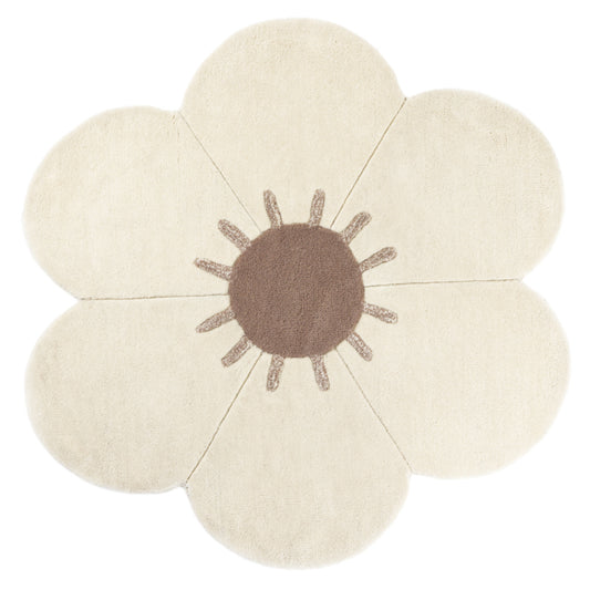 DAISY children's rug with flower shape