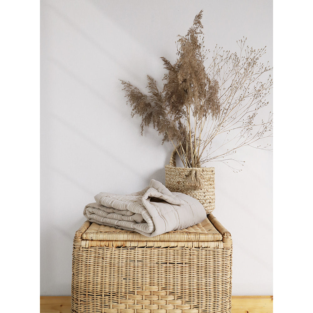 ANNA SABLE LAVE M reversible baby blanket