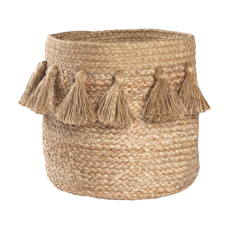 IDRIS natural jute storage basket