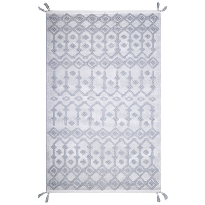 BLONDER GREY natural & grey children's rug
