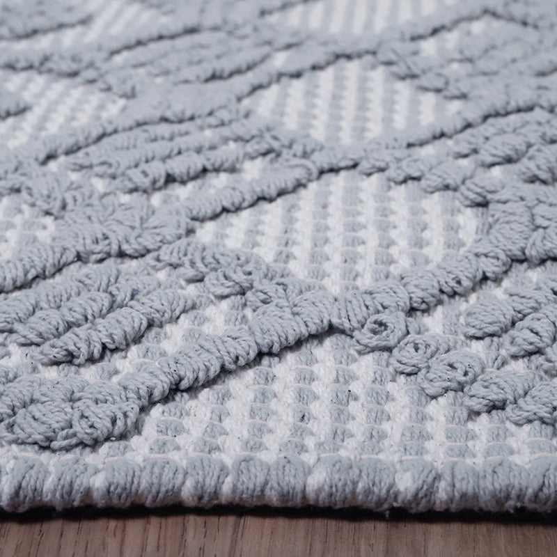 BLONDER GREY natural & grey children's rug