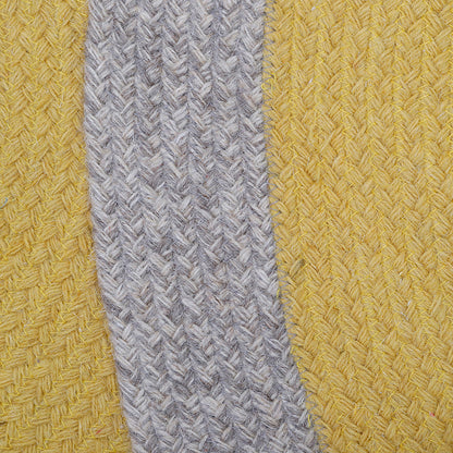 NOLAN TUMERIC children's rug in braided wool