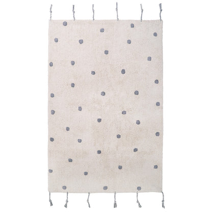 NÜMI Gray children's rug with dots