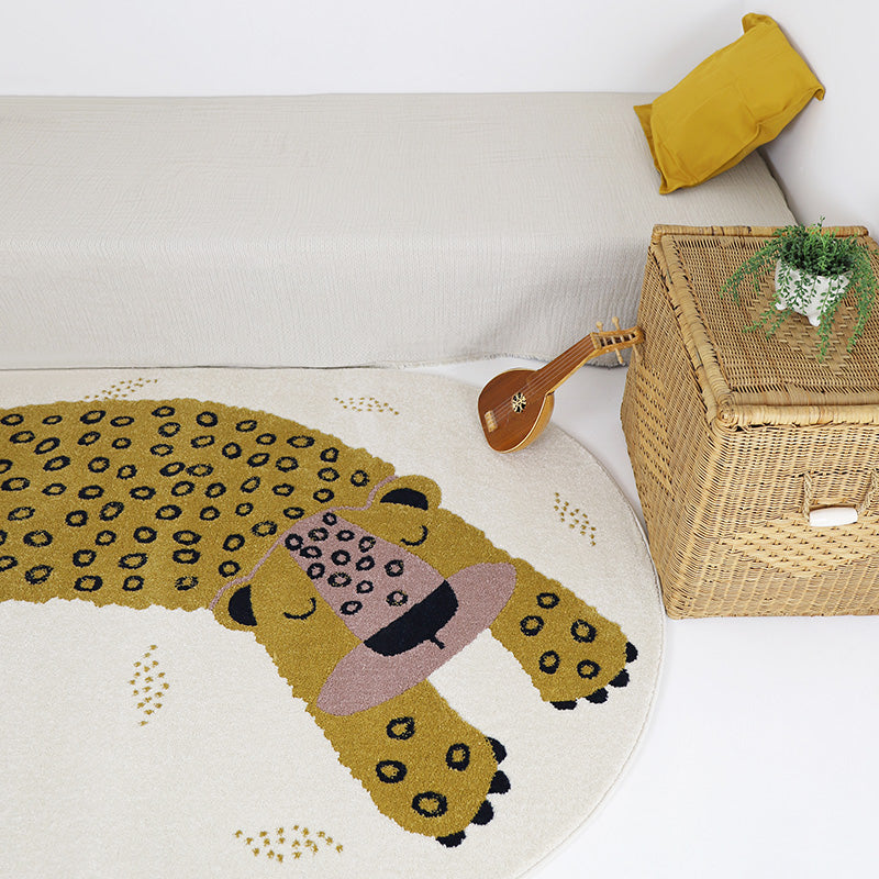 KLEO HONEY little leopard children's rug