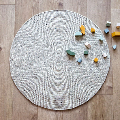 NEETHU NATURAL S felted wool rug