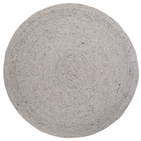 NEETHU GREY S felted wool rug