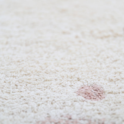 MALLEN round children's rug with polka dots