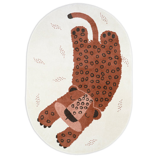 KLEO SIENNA little leopard children's rug