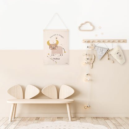 LITTLE TAURUS children's wall decoration zodiac sign taurus