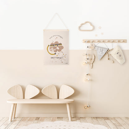 LITTLE SAGITTARIUS children's wall decoration zodiac sign sagittarius