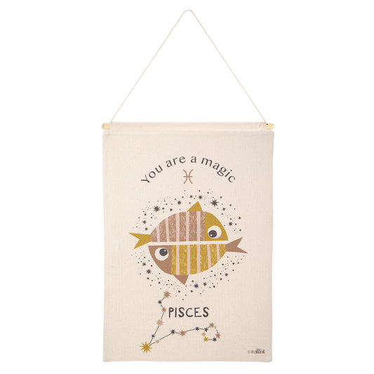 LITTLE PISCES children's wall decoration zodiac sign pisces