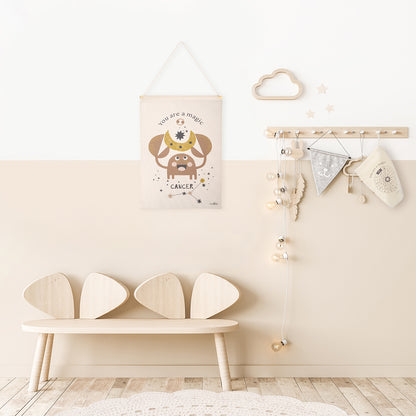 LITTLE CANCER children's wall decoration zodiac sign cancer