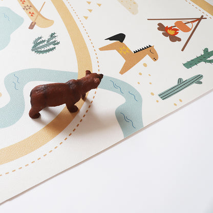 SUPER WESTERN recyclable vinyl playmat