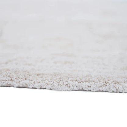 GENTLE FLORA Children's bedroom carpet in washable cotton with flowers