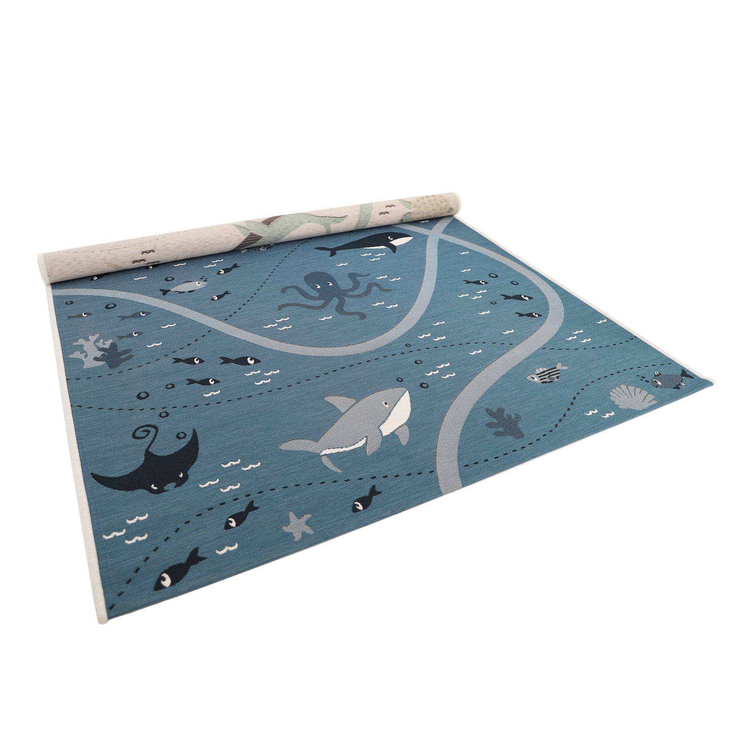 LITTLE DEEP BLUE indoor & outdoor children's play mat