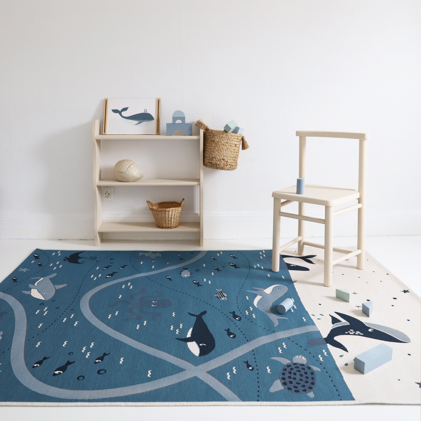 LITTLE DEEP BLUE indoor & outdoor children's play mat