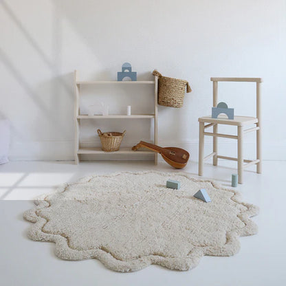 Children's washable cotton mat SWEET APRIL ECRU