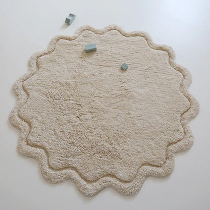 Children's washable cotton mat SWEET APRIL ECRU