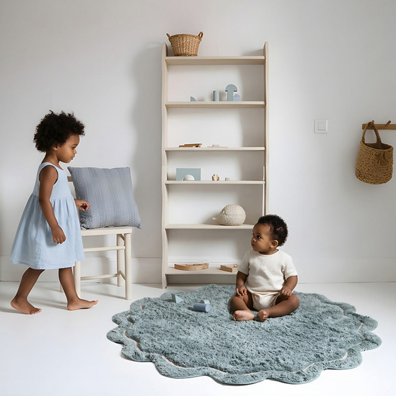 Children's washable cotton mat SWEET APRIL AQUA
