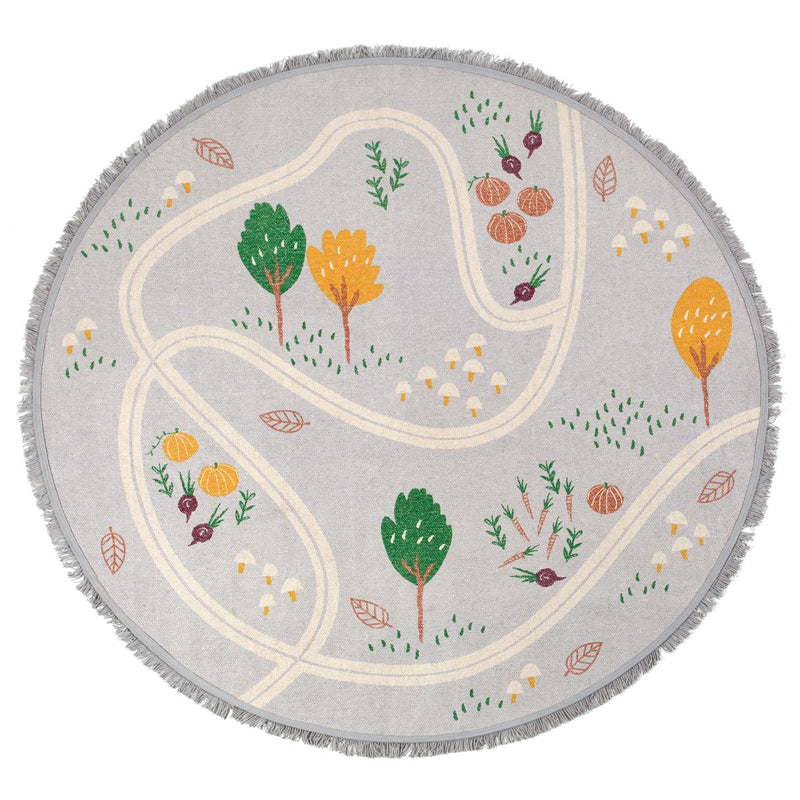 LITTLE GARDEN vegetable garden play mat