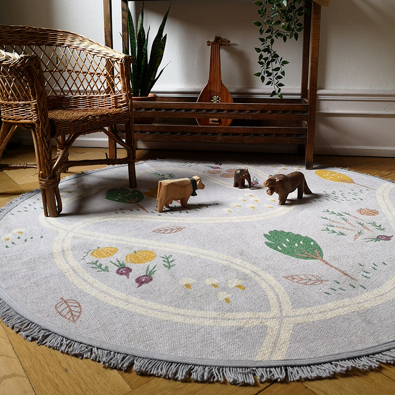 LITTLE GARDEN vegetable garden play mat