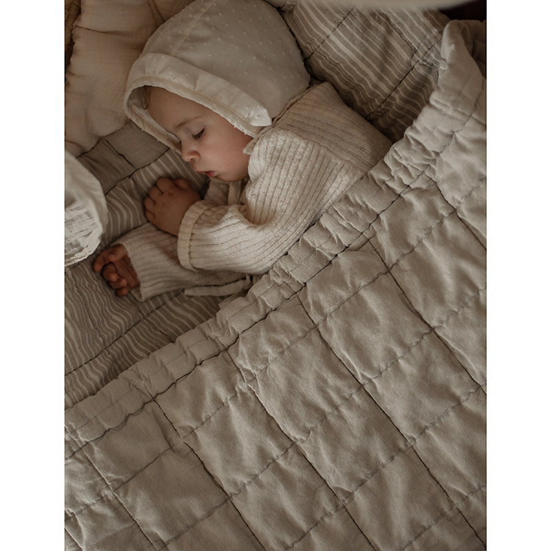 ANNA SABLE LAVE M reversible baby blanket 