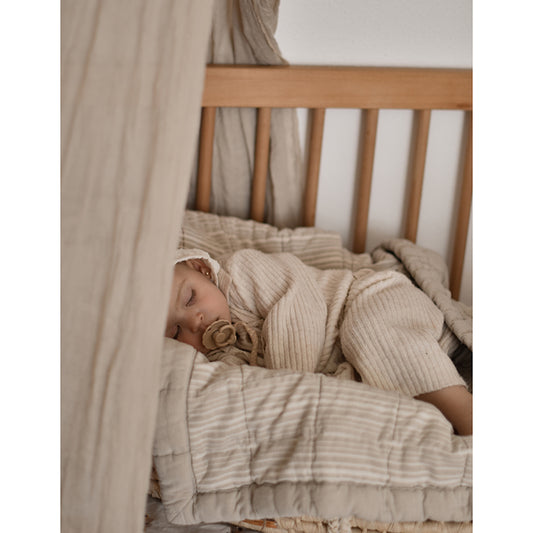 ANNA SABLE LAVE M reversible baby blanket 
