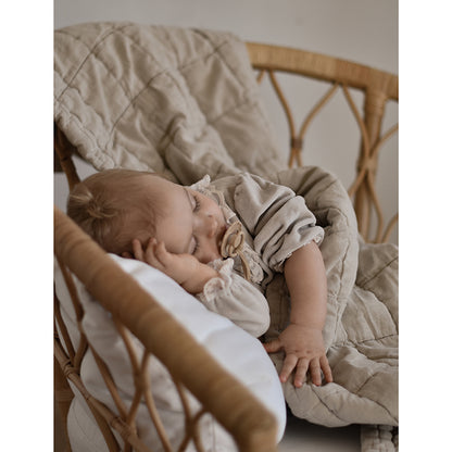 ANNA SABLE LAVE M reversible baby blanket 